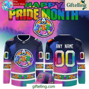 Edmonton Oilers 2025 Pride Month NHL Jersey