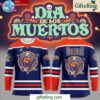 Edmonton Oilers Dia de los Muertos 2024 Hockey Jersey