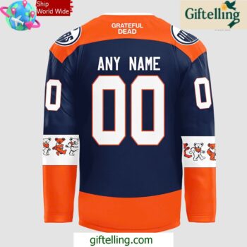 Edmonton Oilers Grateful Dead Night 2024 Hockey Jersey