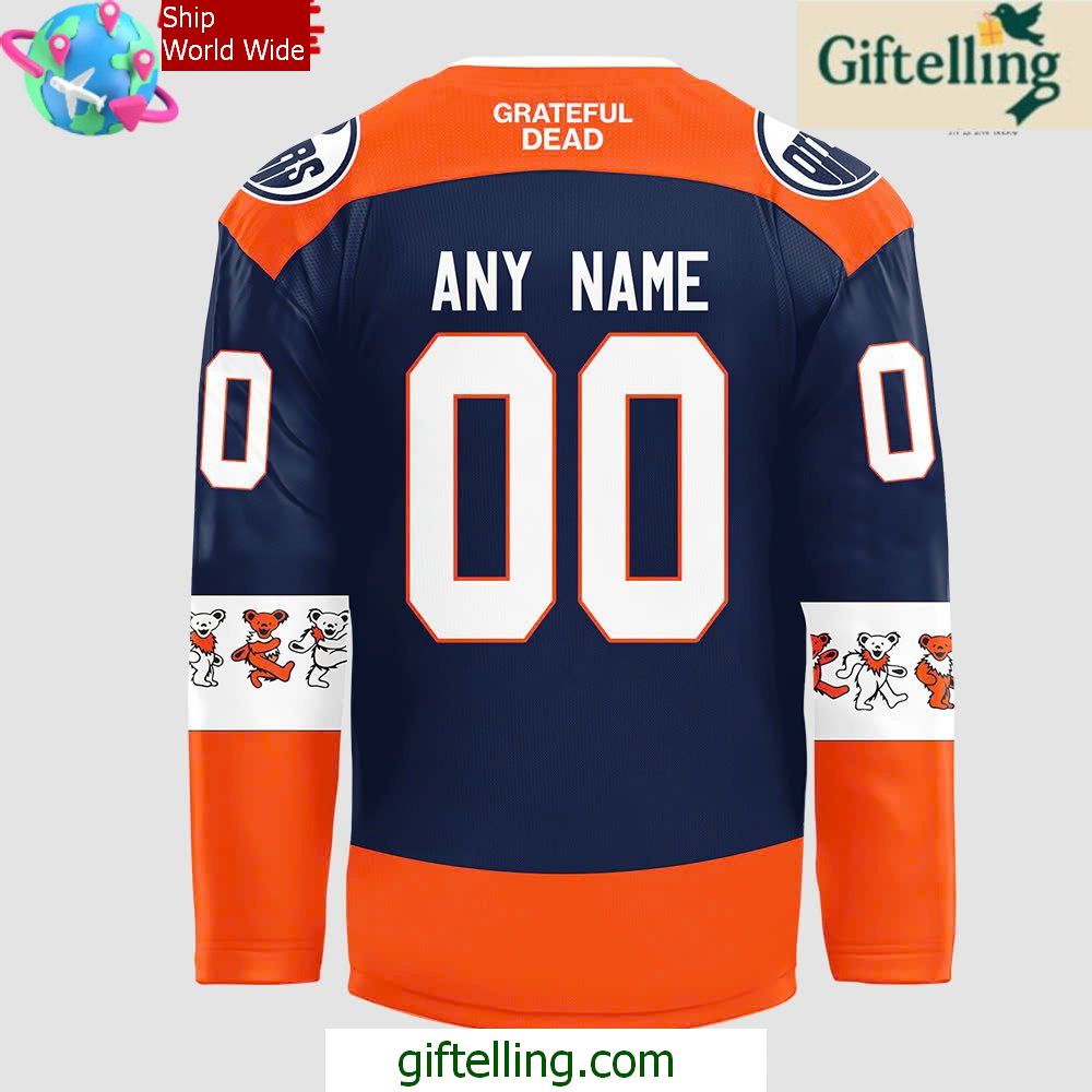 Edmonton Oilers Grateful Dead Night 2024 Hockey Jersey Edmonton Oilers Grateful Dead Night 2024 Hockey Jersey