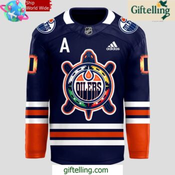 Edmonton Oilers Indigenous Celebration 2024 Hockey Jersey