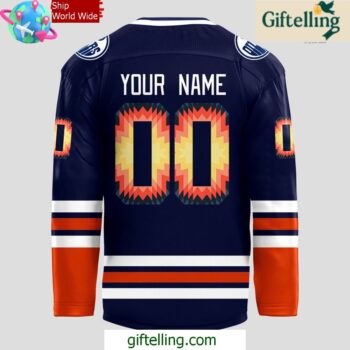 Edmonton Oilers Indigenous Celebration 2024 Hockey Jersey