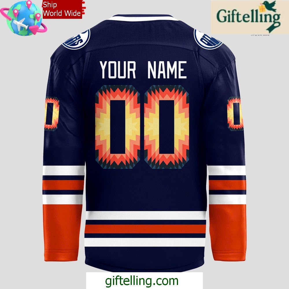 Edmonton Oilers Indigenous Celebration 2024 Hockey Jersey Edmonton Oilers Indigenous Celebration 2024 Hockey Jersey