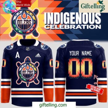 Edmonton Oilers Indigenous Celebration 2024 Hockey Jersey