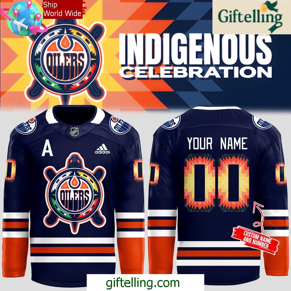 Edmonton Oilers Indigenous Celebration 2024 Hockey Jersey