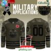 Edmonton Oilers Military Jersey Hockey Appreciation Night Special