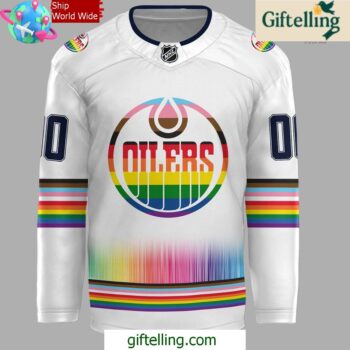 Edmonton Oilers Pride Community Special Hockey Jersey