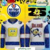 Edmonton Oilers Spongebob 25th Anniversary Special Hockey Jersey