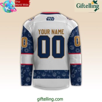 Edmonton Oilers x Star Wars Night 2024 Custom Hockey Jersey