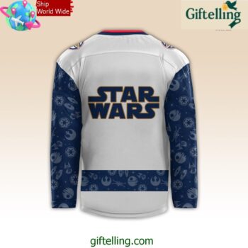 Edmonton Oilers x Star Wars Night 2024 Hockey Jersey
