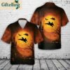 FA 18 Hornet Aircraft Halloween Hawaiian Shirt 1