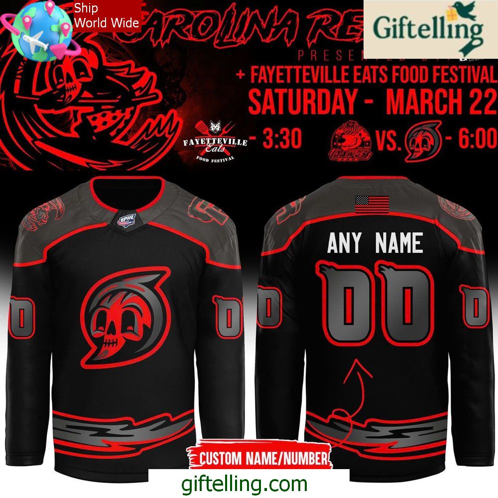 Fayetteville Marksmen Carolina Reapers 2025 Hockey Jersey