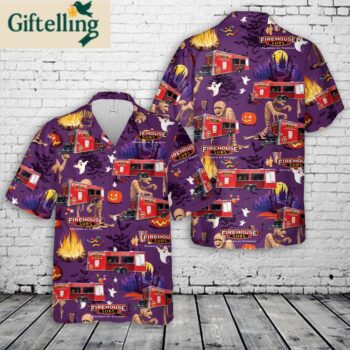 Firehouse Subs Halloween Hawaiian Shirt 1