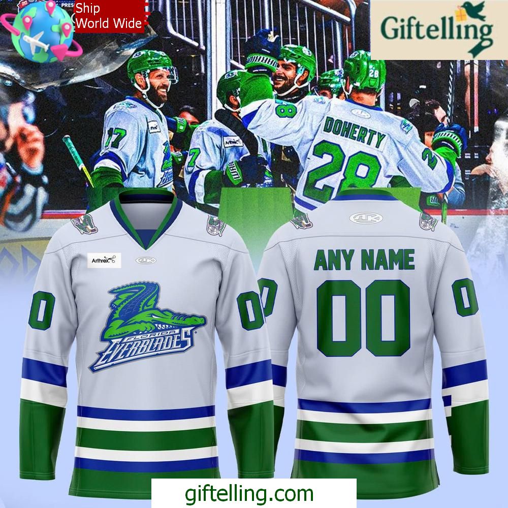 Florida Everblades Kelly Cup Playoffs 2025 Hockey Jersey
