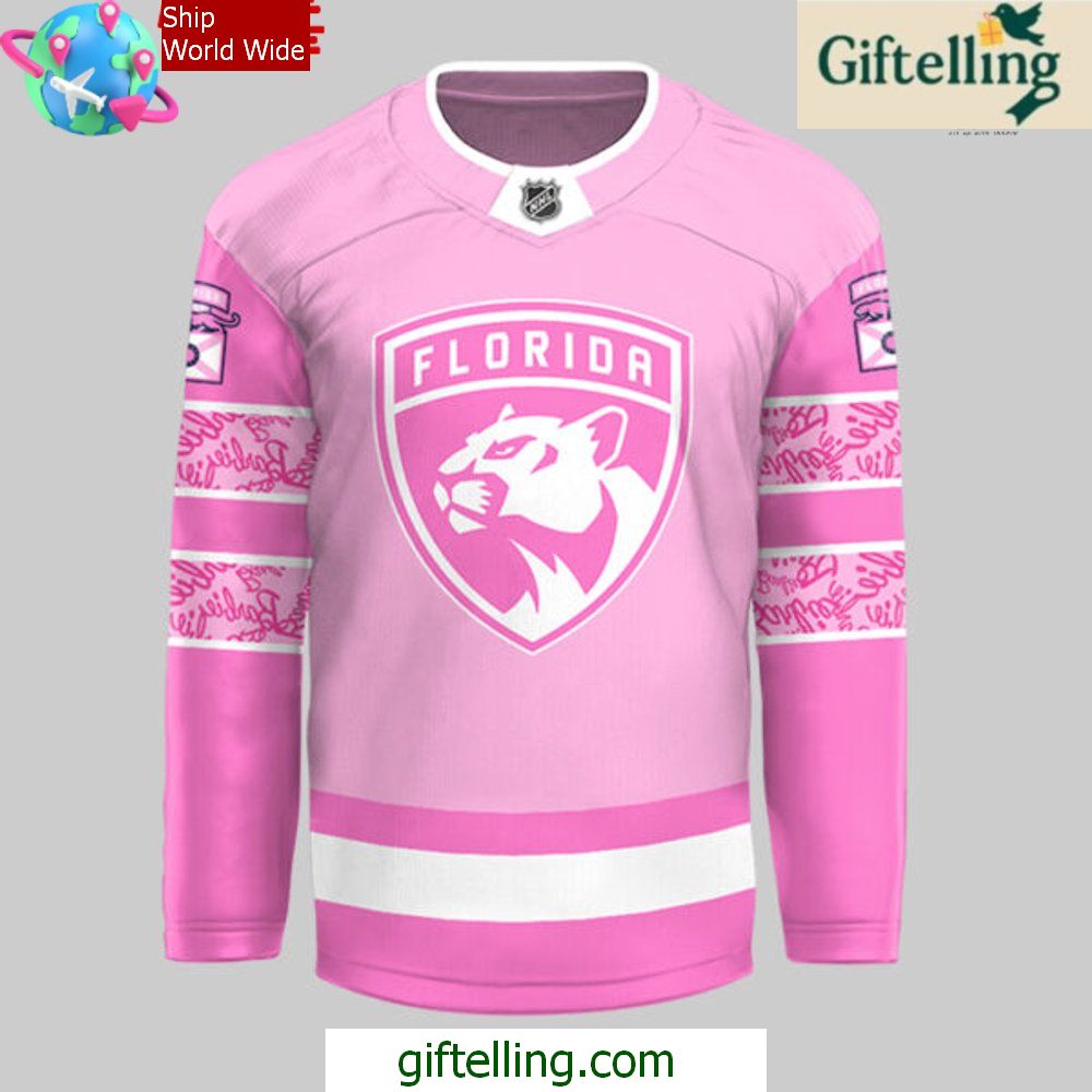 Florida Panthers Barbie Night 2025 Hockey Jersey Florida Panthers Barbie Night 2025 Hockey Jersey
