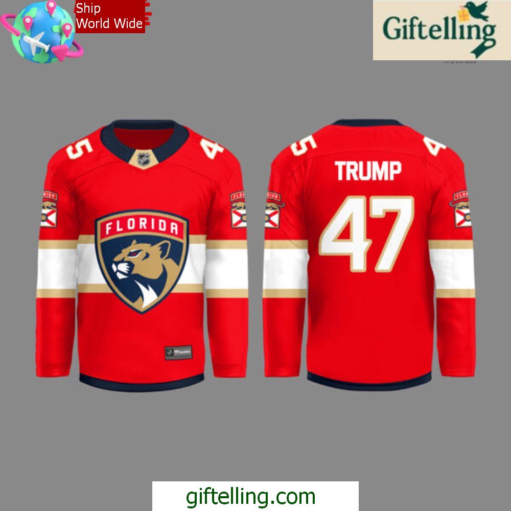 Florida Panthers Trump 47 Limited Hockey Jersey Florida Panthers Trump 47 Limited Hockey Jersey
