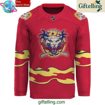Florida Panthers Vamos Gatos Night 2025 Hockey Jersey