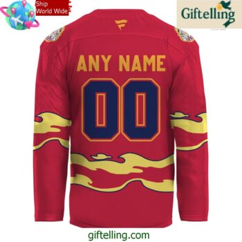 Florida Panthers Vamos Gatos Night 2025 Hockey Jersey