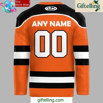 Fort Wayne Komets New 2024 Orange Hockey Jersey