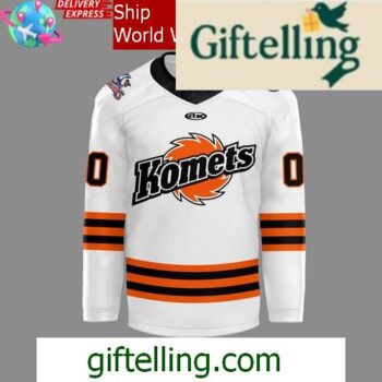 Fort Wayne Komets 2025 Kelly Cup Playoffs Official Hockey Jersey 2
