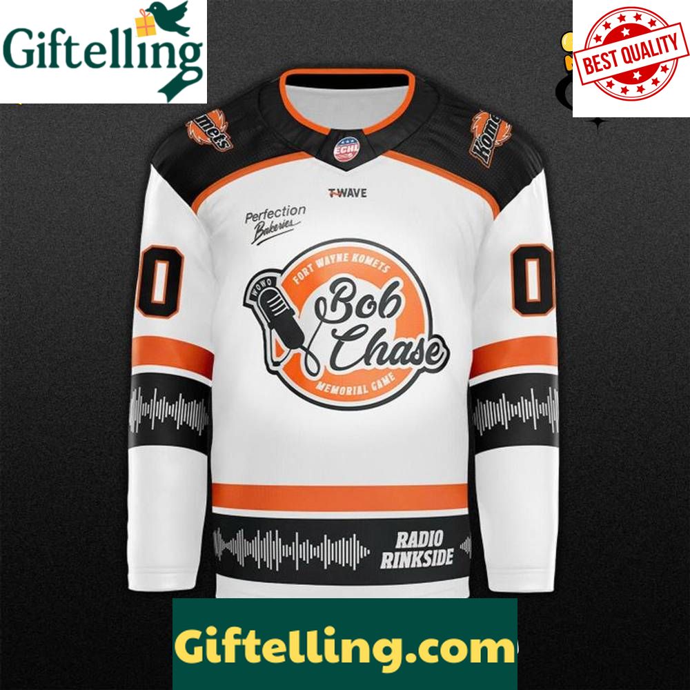 Fort Wayne Komets Bob Chase Memorial Game 2025 Custom Hockey Jersey