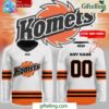 Fort Wayne Komets New 2024 White Hockey Jersey