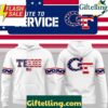 Georgia Tech Yellow Jackets 2025 Military Appreciation Salute To Service Wordmark Hoodie