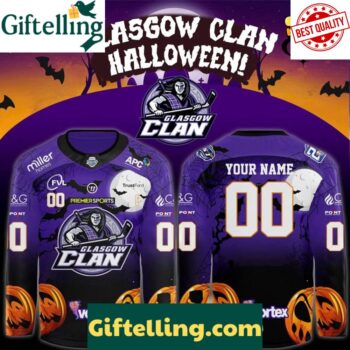 Glasgow Clan 202526 Halloween Custom Hockey