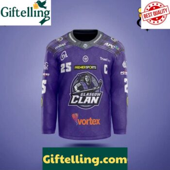 Glasgow Clan 202526 Pre-season Custom Hockey Jersey