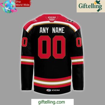 Grand Rapids Griffins CCM Quicklite 2024 Black Hockey Jersey