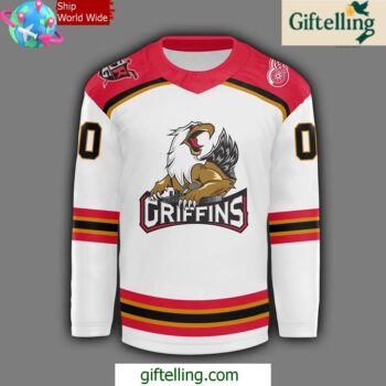 Grand Rapids Griffins CCM Quicklite 2024 White Hockey Jersey