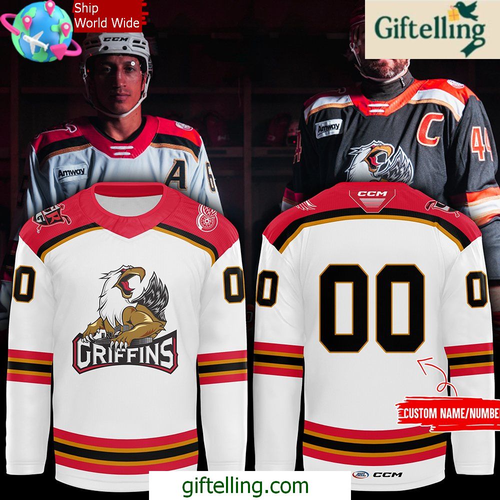 Grand Rapids Griffins CCM Quicklite 2024 White Hockey Jersey