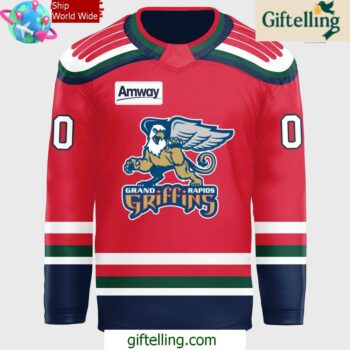 Grand Rapids Griffins CCM Quicklite Premier RED Hockey Jersey