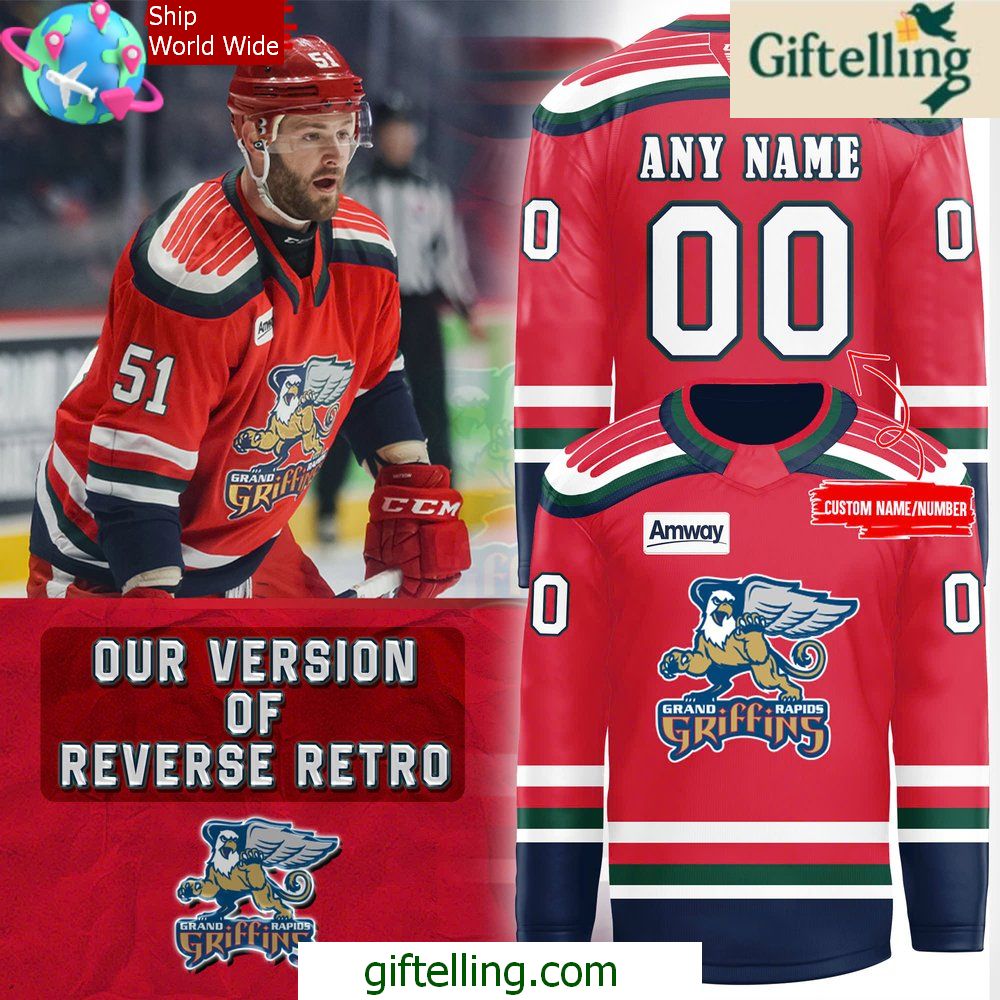 Grand Rapids Griffins CCM Quicklite Premier RED Hockey Jersey