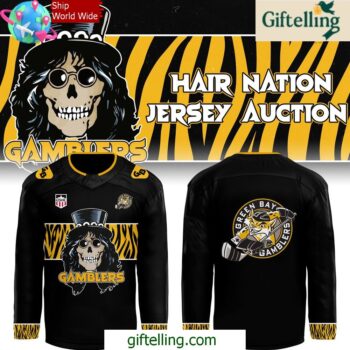 Green Bay Gamblers Hair Nation Limited Hockey Jersey