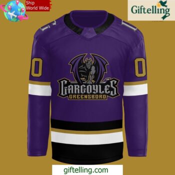 Greensboro Gargoyles Official Replica Special Edition Hockey Jersey 2