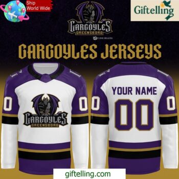 Greensboro Gargoyles Official Replica Special Edition Hockey Jersey InspirDG 4