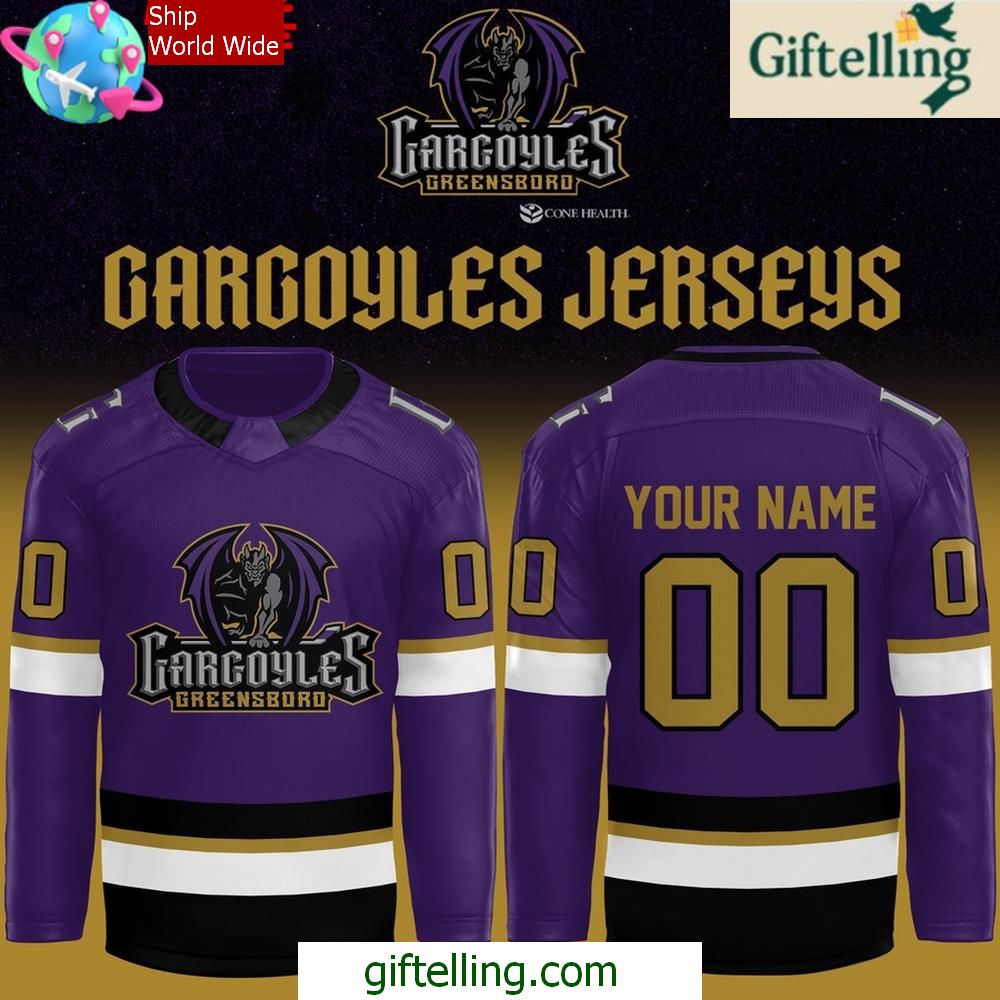 Greensboro Gargoyles Official Replica Special Edition Hockey Jersey