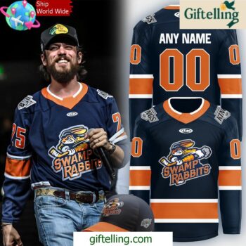 Greenville Swamp Rabbits Chris Janson 2025 Jersey