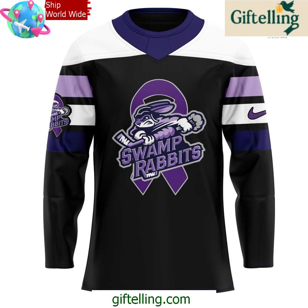 Greenville Swamp Rabbits Fight Cancer Special Jersey Greenville Swamp Rabbits Fight Cancer Special Jersey