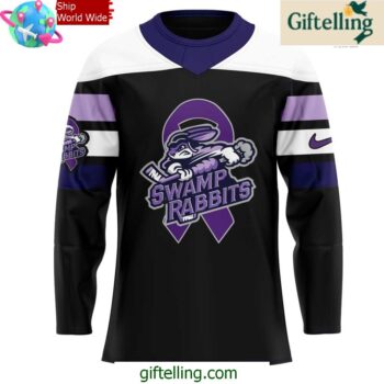 Greenville Swamp Rabbits Fight Cancer Special Jersey
