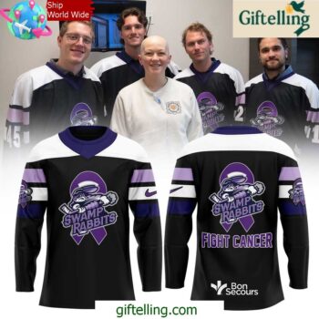 Greenville Swamp Rabbits Fight Cancer Special Jersey