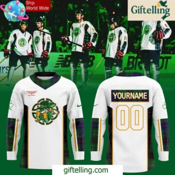 Greenville Swamp Rabbits St Patricks Day 2025 Hockey Jersey