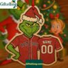 Grinch Boston Red Sox Wooden Ornament Personalized Christmas Decoration