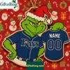 Grinch Tampa Bay Rays Christmas Ornament Wooden Mlb Fan Decor