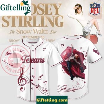Houston Texans Lindsey Stirling The Snow Waltz Holiday Tour 2025 Baseball Jersey