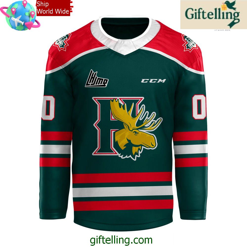 Halifax Mooseheads New 2024 Green Hockey Jersey Halifax Mooseheads New 2024 Green Hockey Jersey
