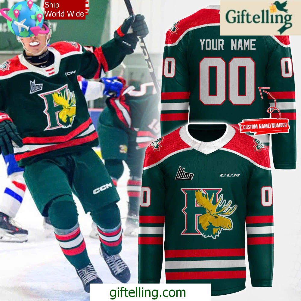 Halifax Mooseheads New 2024 Green Hockey Jersey