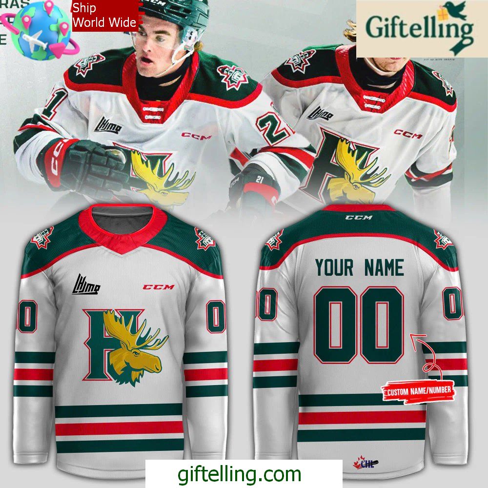 Halifax Mooseheads New 2024 White Hockey Jersey