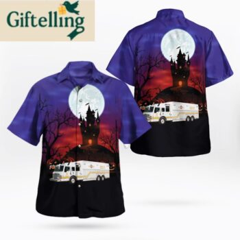 Halloween, Denver Fire Department, Denver, Colorado Hawaiian Shirt 1